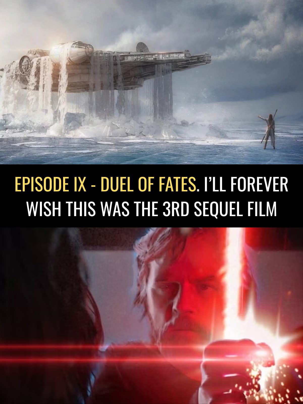 Duel of fates Blank Meme Template