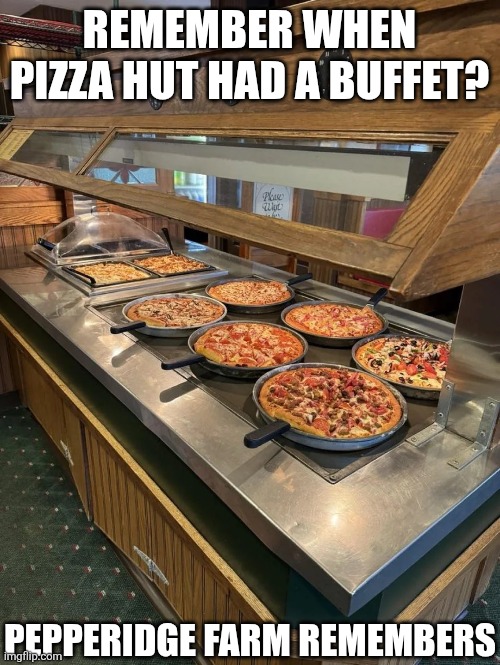 MEMBER? | REMEMBER WHEN PIZZA HUT HAD A BUFFET? PEPPERIDGE FARM REMEMBERS | image tagged in south park,pepperidge farm,family guy,memes,pizza hut,pizza | made w/ Imgflip meme maker