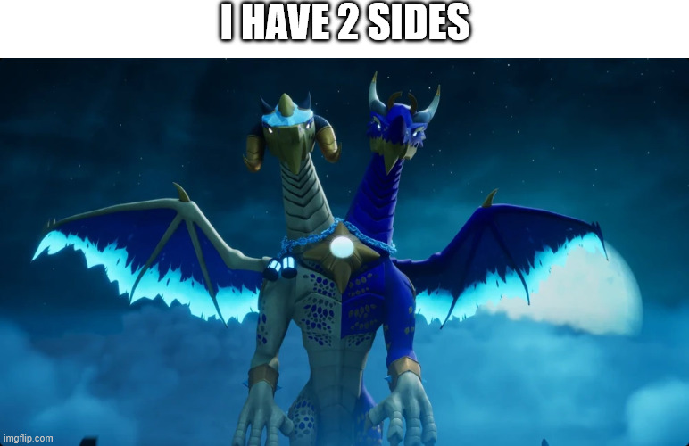 Arc Dragon of Focus has become a meme, courtesy of yours truly | I HAVE 2 SIDES | image tagged in ninjago | made w/ Imgflip meme maker
