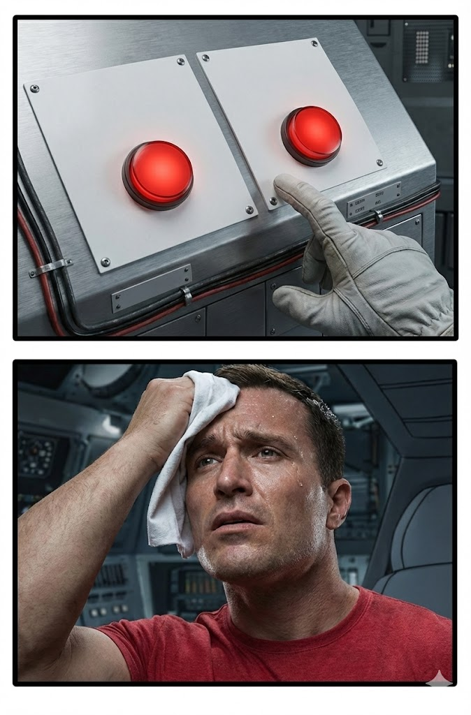 Two Button real Blank Meme Template