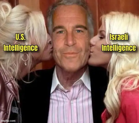 Kissing on both Cheeks meme template | image tagged in united states,israel,jeffrey epstein,political meme,intelligence | made w/ Imgflip meme maker