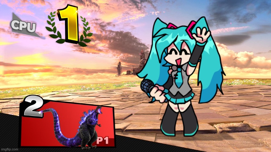 Smash bros victory template | image tagged in canon,funny | made w/ Imgflip meme maker