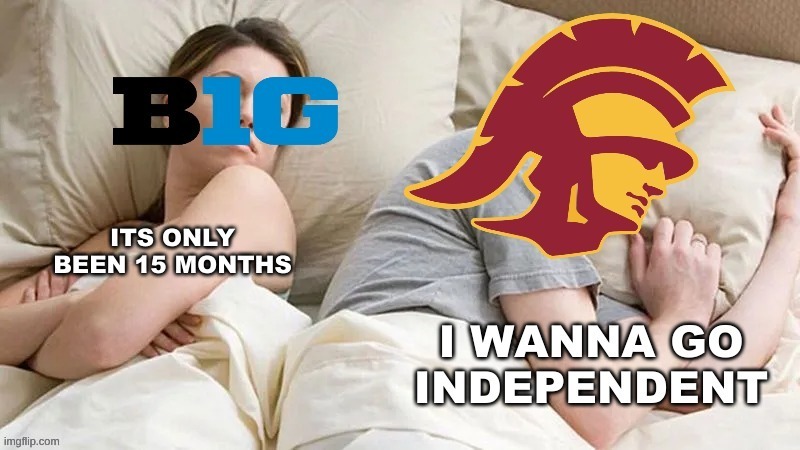 USC Michigan meme | image tagged in memes,usc,michigan,college football,ohio state buckeyes,sports | made w/ Imgflip meme maker