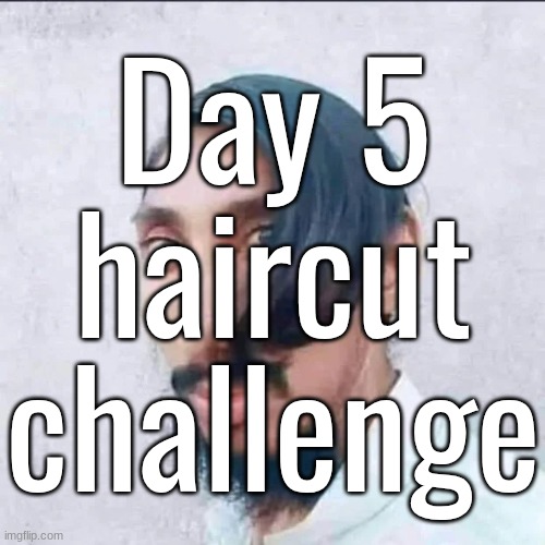 Day 5 haircut challenge | made w/ Imgflip meme maker