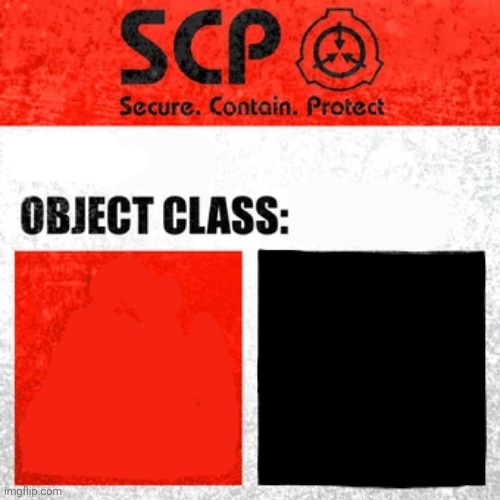 Scp Keter Empty Blank Meme Template