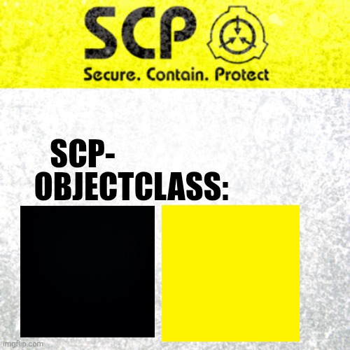 SCP Empty 4 Blank Meme Template