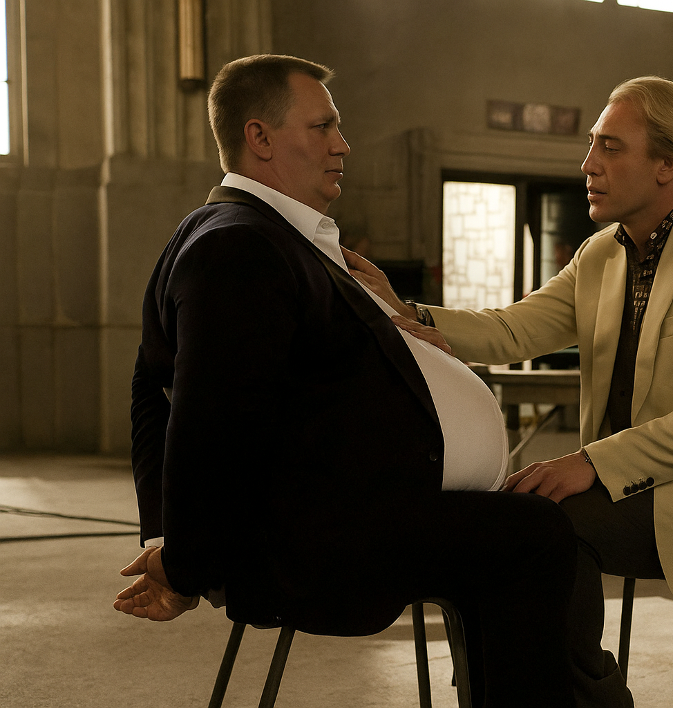 big huge fat sexy james bond Blank Meme Template