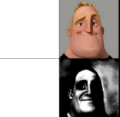 High Quality Uncanny meme Blank Meme Template