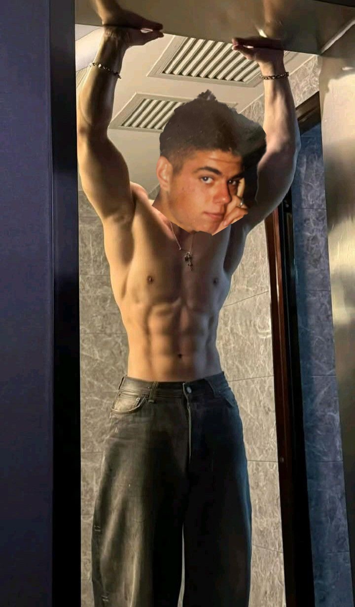 Maddisons father with purple Blank Meme Template