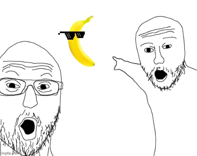 Soyjak Pointing | image tagged in soyjak pointing | made w/ Imgflip meme maker