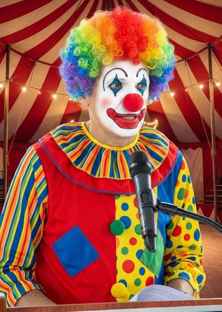 Elect a clown Blank Meme Template