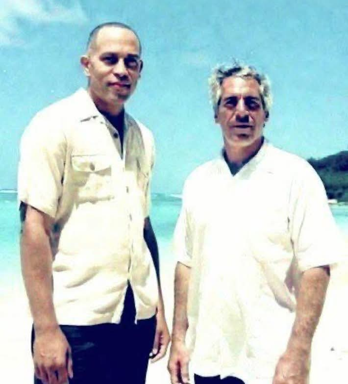 Hakeem Jeffries & Jeff Epstein Blank Meme Template