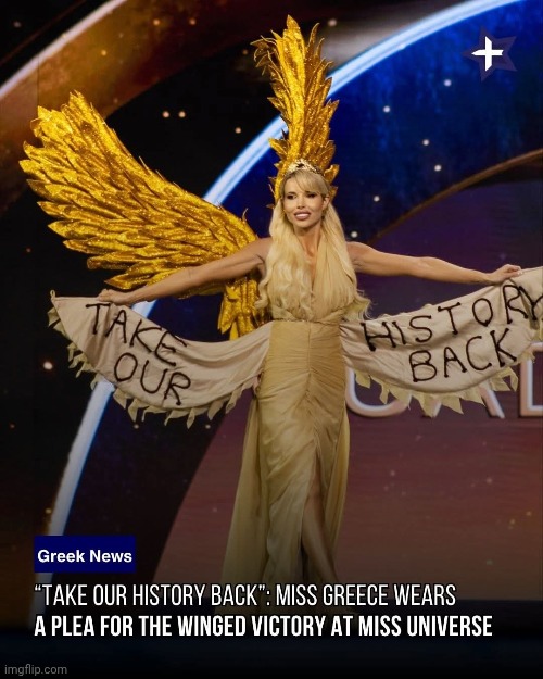 By the glory of the Gods! Our culture is not your costume, communist! | image tagged in hellenic pride | made w/ Imgflip meme maker