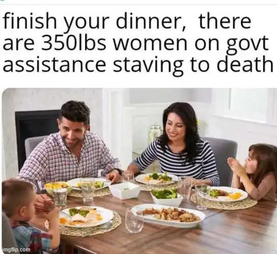 They're starving in America | image tagged in political,reposts | made w/ Imgflip meme maker