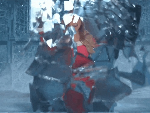 Mariah Carey defrosting Blank Meme Template