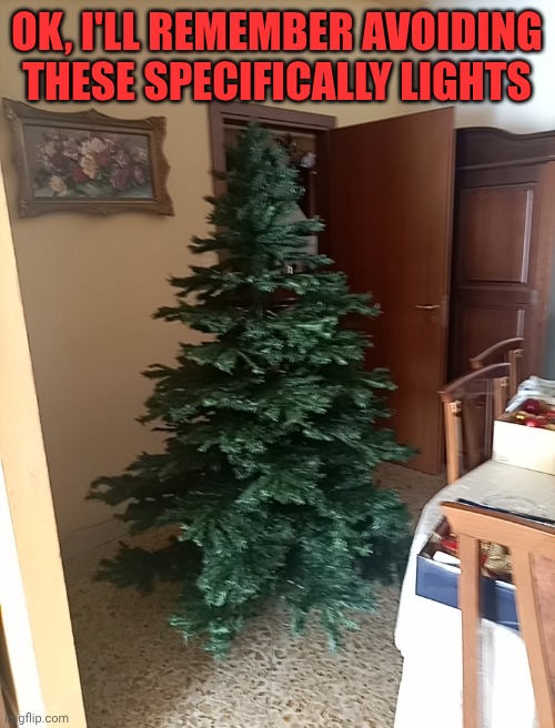 OK, I'LL REMEMBER AVOIDING THESE SPECIFICALLY LIGHTS | made w/ Imgflip meme maker
