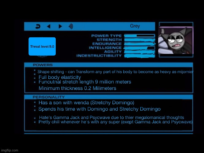 Grey's nsa file | image tagged in nsa | made w/ Imgflip meme maker