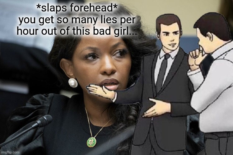 no warranty | *slaps forehead*
you get so many lies per hour out of this bad girl... | image tagged in jasmine crockett,political meme | made w/ Imgflip meme maker