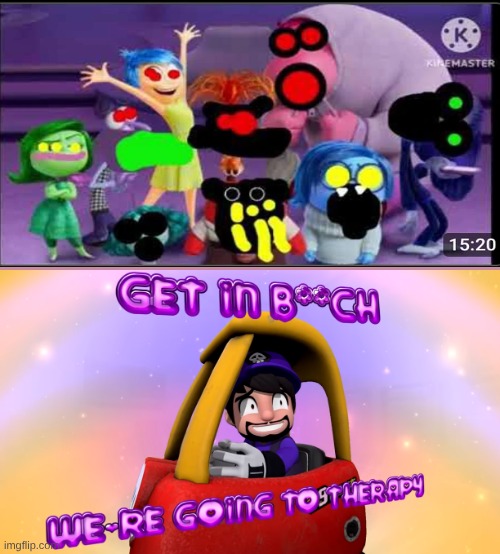 goofy ahh anti piracy screeni found on the web [inside out 2 thought bubbles Anti Piracy Screen] | image tagged in get in b ch we're going to therapy,inside out 2 | made w/ Imgflip meme maker