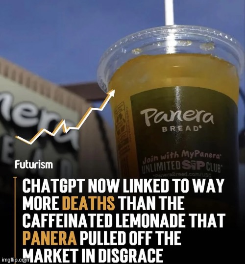 Caffeinated Lemonade >>>>> AI | made w/ Imgflip meme maker