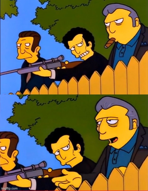 Gordo Tony instinto | image tagged in gordo tony,fat tony,the simpsons | made w/ Imgflip meme maker