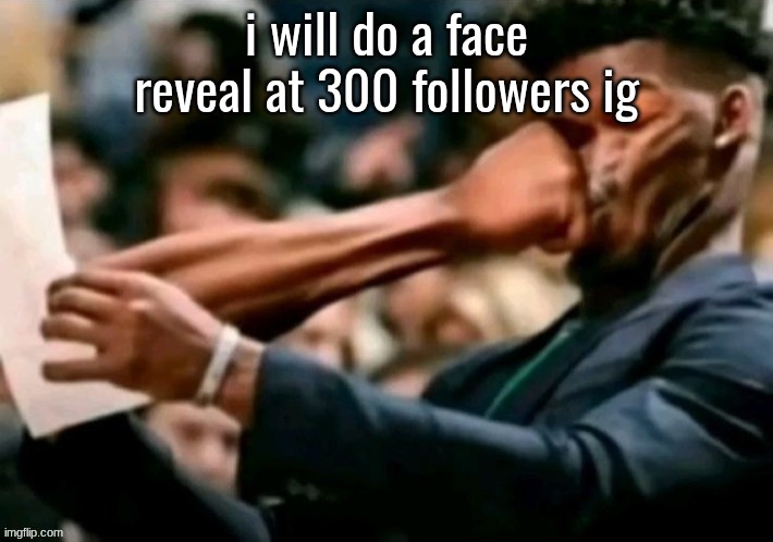 Jimmy butler punched | i will do a face reveal at 300 followers ig | image tagged in jimmy butler punched | made w/ Imgflip meme maker