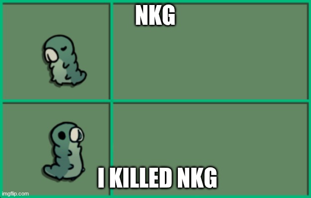 Hollow Knight Grub | NKG; I KILLED NKG | image tagged in hollow knight grub | made w/ Imgflip meme maker