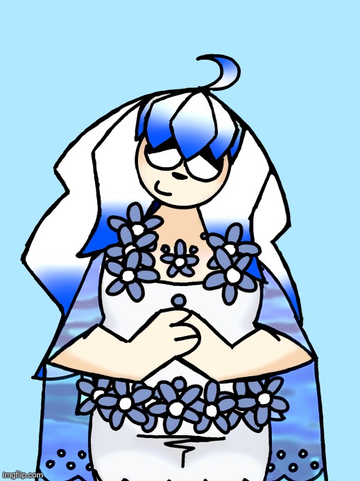 Cloud, they/them (art by Mr.Mystery) | made w/ Imgflip meme maker