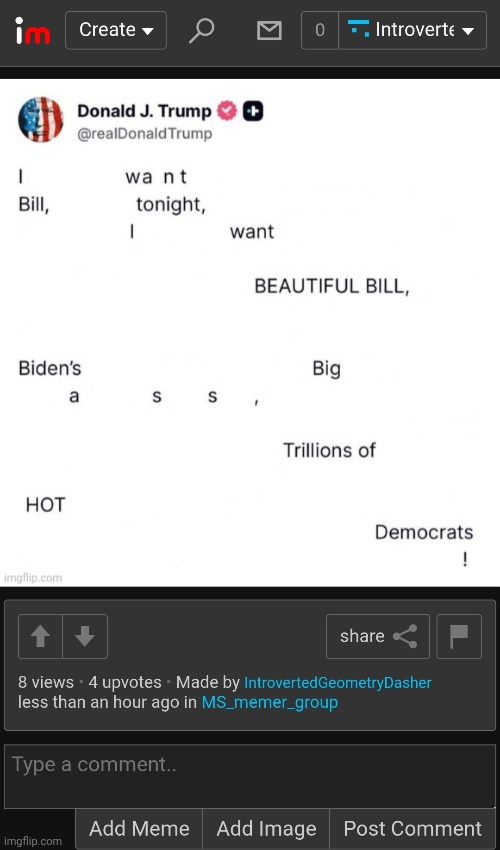 Should i post this to politics stream | made w/ Imgflip meme maker