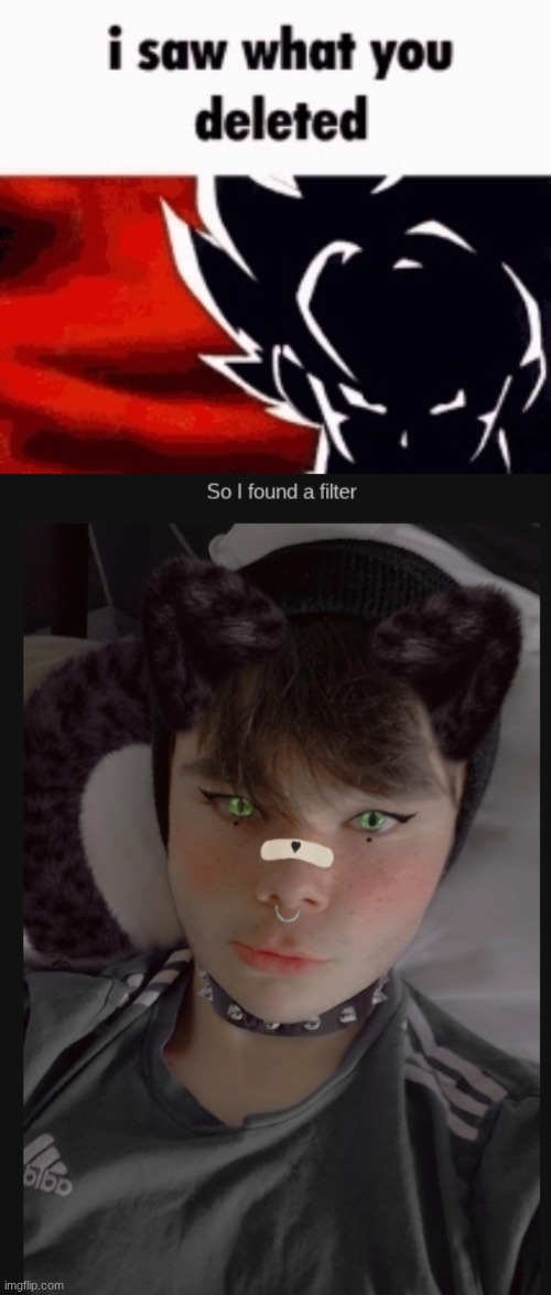 @Emosnake | image tagged in i saw what you deleted | made w/ Imgflip meme maker
