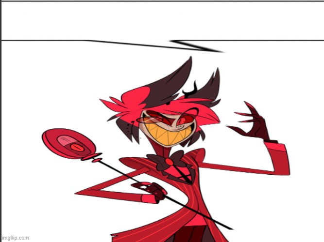 not a hazbin hotel fan on god | image tagged in alastor says fucking shit | made w/ Imgflip meme maker