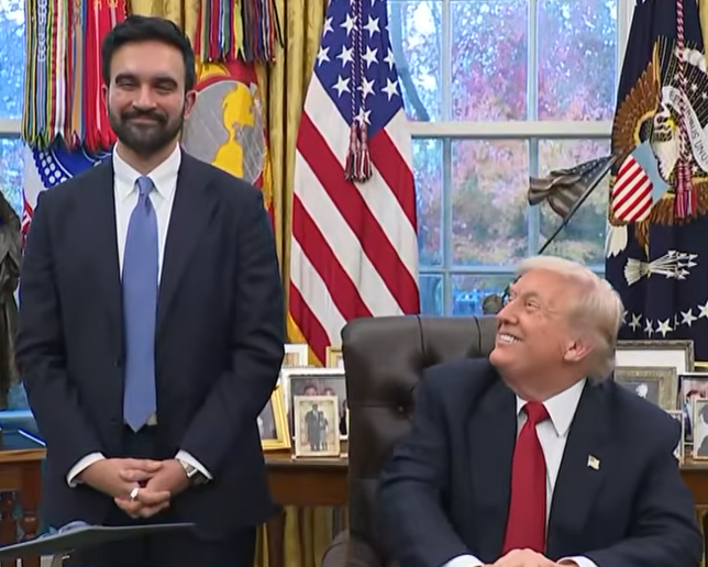 trump mamdani Blank Meme Template