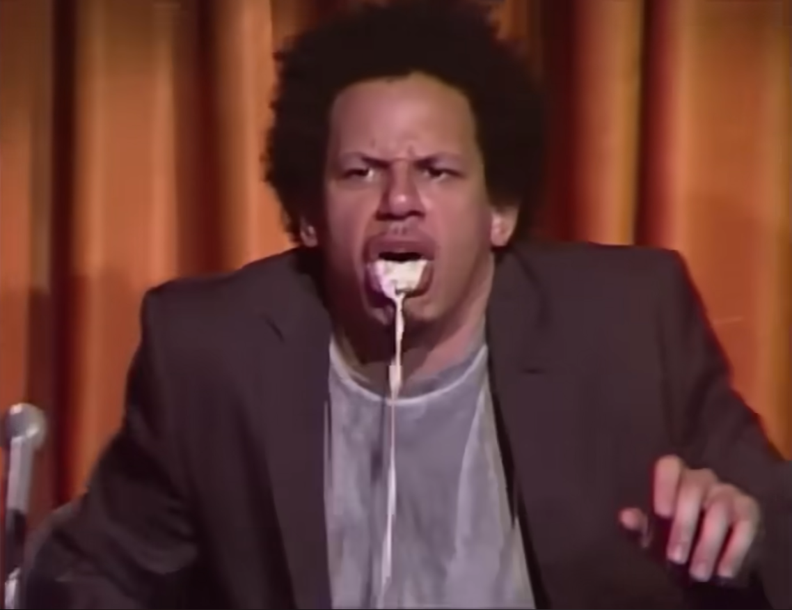 Eric Andre What If it Was Purple Throw Up Blank Meme Template