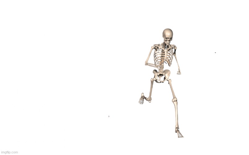 titan skeleton run | image tagged in titan skeleton run | made w/ Imgflip meme maker