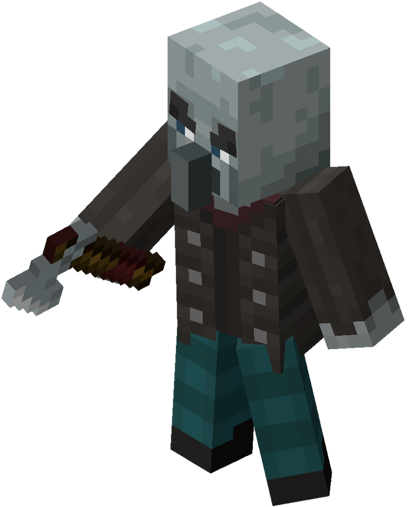 Minecraft Dungeons Vindicator Blank Meme Template