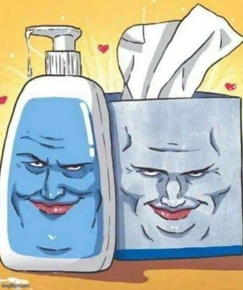 image tagged in soap and tissue | made w/ Imgflip meme maker