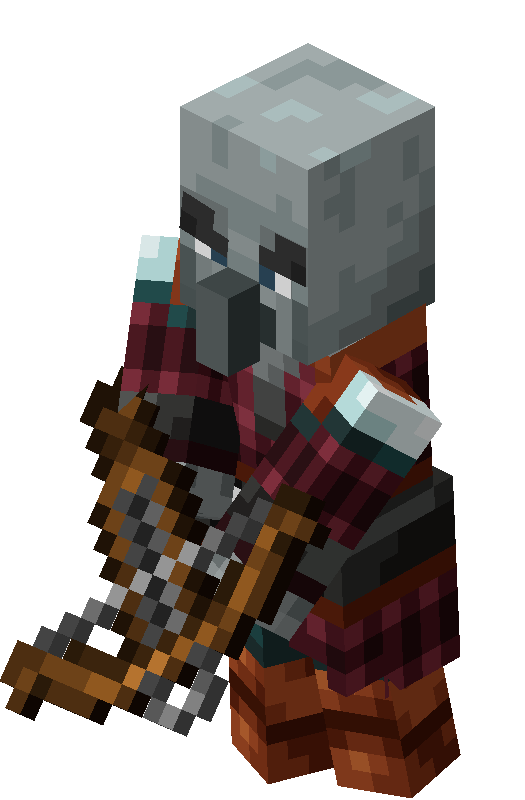 Minecraft Dungeons Pillager Blank Meme Template