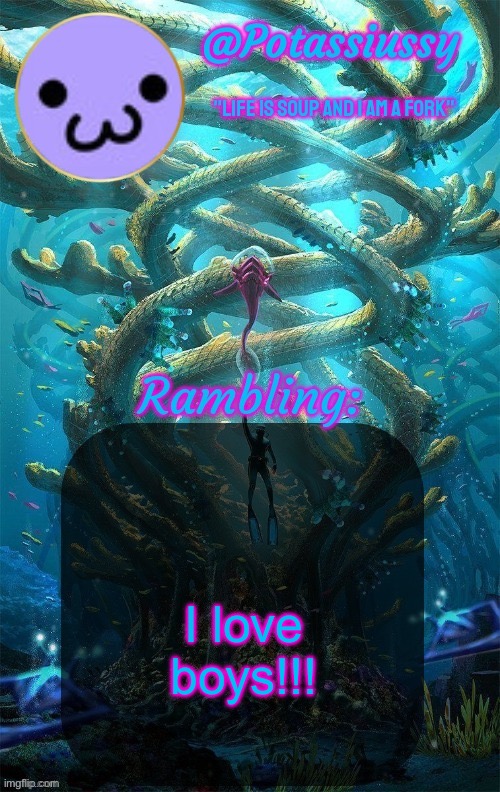 Another shitty announcement template | I love boys!!! | image tagged in another shitty announcement template | made w/ Imgflip meme maker