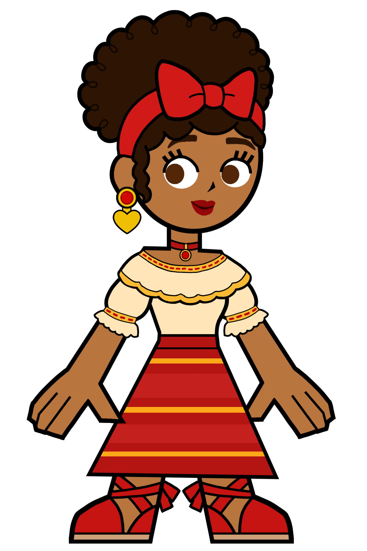 Dolores Madrigal in Hero 108 Style Blank Meme Template