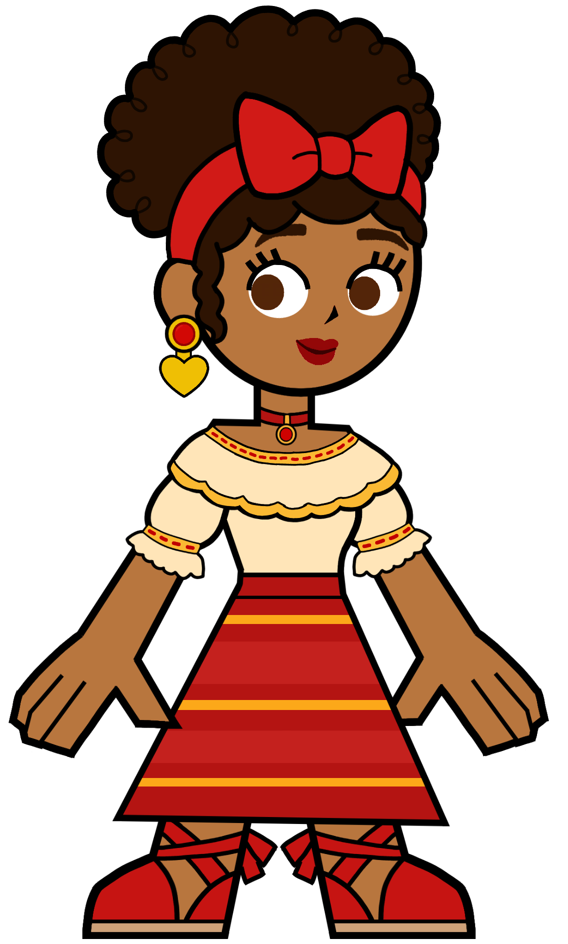 Dolores Madrigal in Hero 108 Style Blank Meme Template