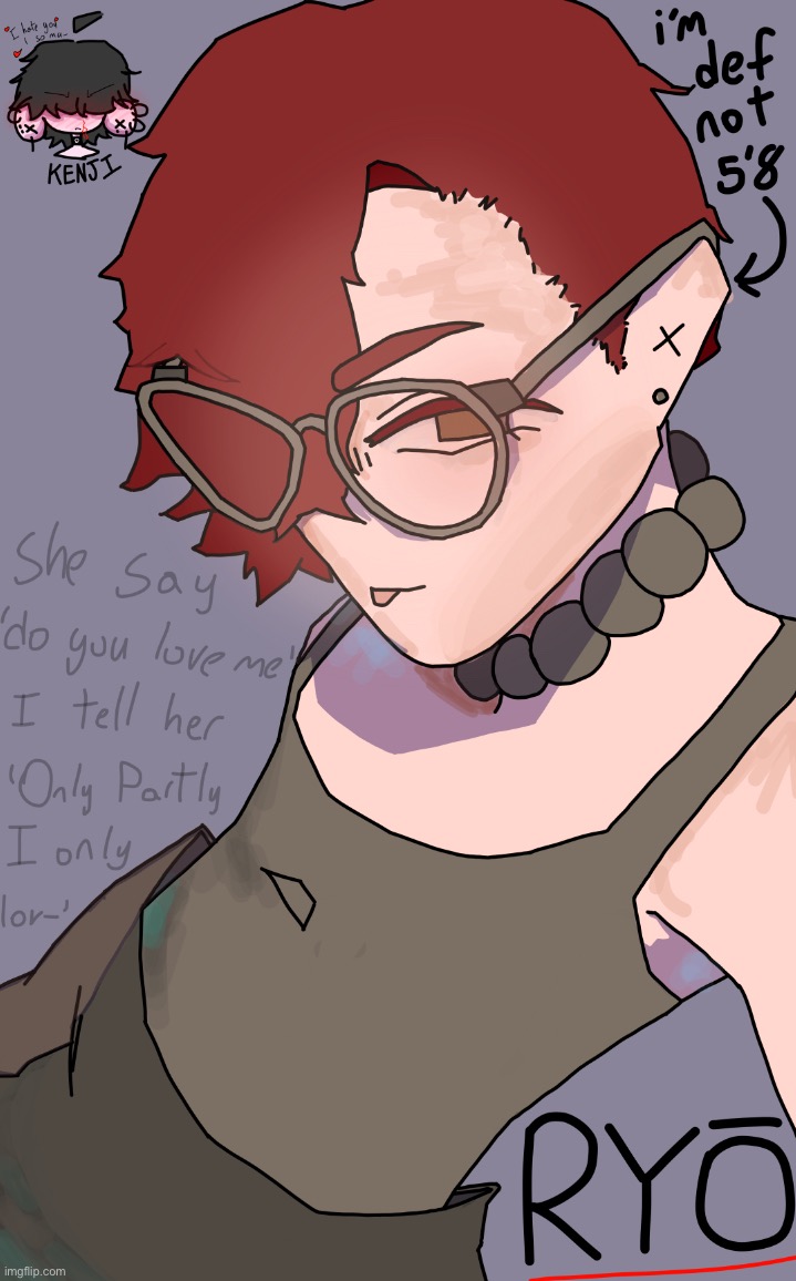 decided to draw the one oc I havent drawn officially | image tagged in drawing,stuff | made w/ Imgflip meme maker