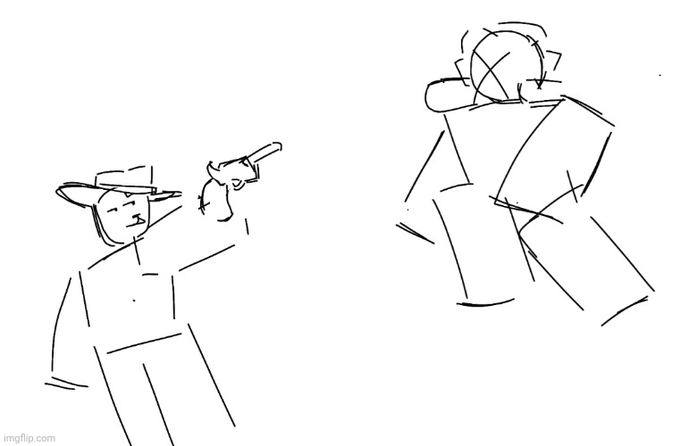 Vigilante shootdown sketch | made w/ Imgflip meme maker