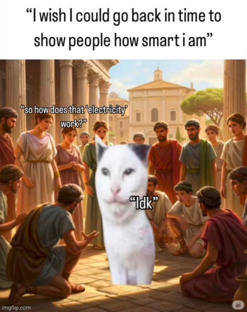shoot idk | image tagged in electricity,funny,cat | made w/ Imgflip meme maker