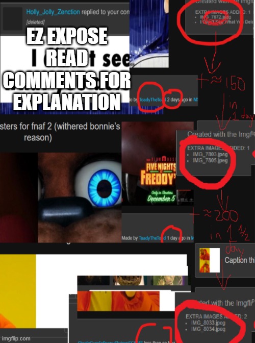 Read comments for explanation | EZ EXPOSE READ COMMENTS FOR EXPLANATION | made w/ Imgflip meme maker
