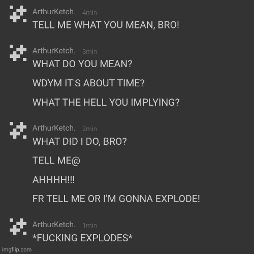 Rare Kiera Crashout | image tagged in lol,kiera crashout,dude chose the worst time to dip out,argh,im gonna end this bro fr | made w/ Imgflip meme maker