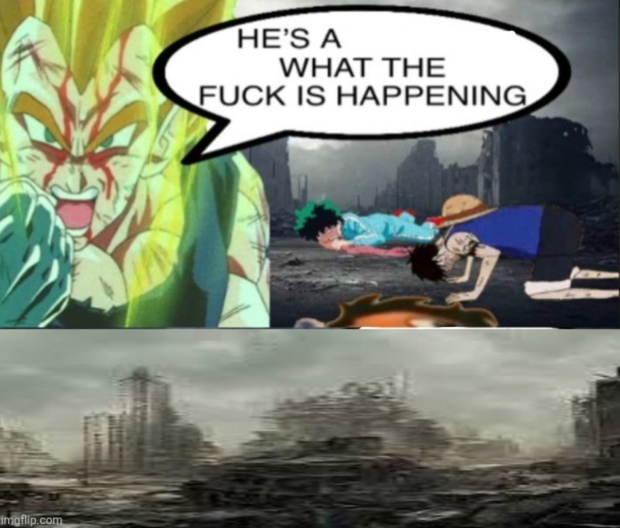 Hes a wtf is happening Blank Meme Template