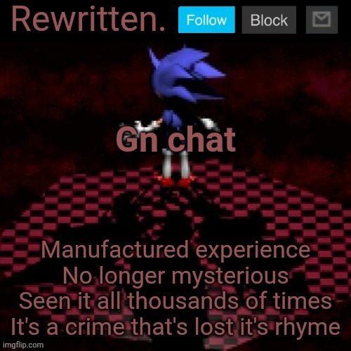 Rewritten | Gn chat | image tagged in rewritten | made w/ Imgflip meme maker
