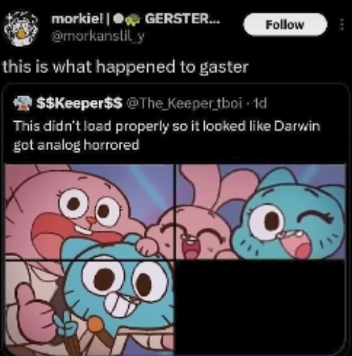 Darwin, where are the pixels??????? THIS IS THE VOID DARWIN NOT THE PIXELLESS BACKROOMS- | made w/ Imgflip meme maker