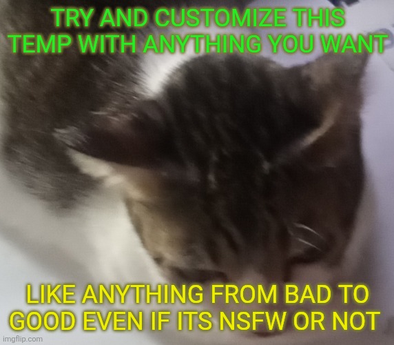 Im lazy so here is something | TRY AND CUSTOMIZE THIS TEMP WITH ANYTHING YOU WANT; LIKE ANYTHING FROM BAD TO GOOD EVEN IF ITS NSFW OR NOT | image tagged in ming mong | made w/ Imgflip meme maker