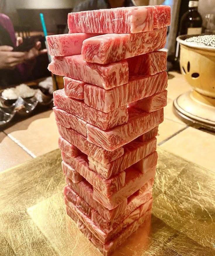 MEAT JENGA Blank Meme Template